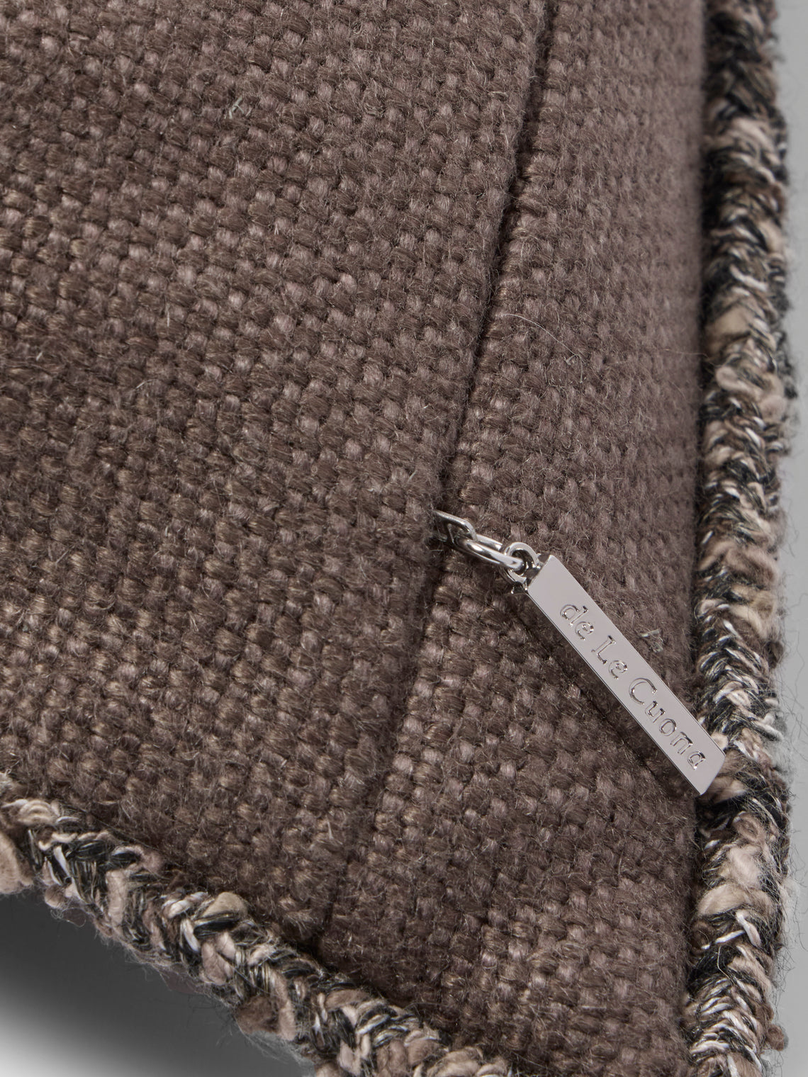 de Le Cuona - Cape Linen Pillow (19.5in/50cm) - Beige - ABASK