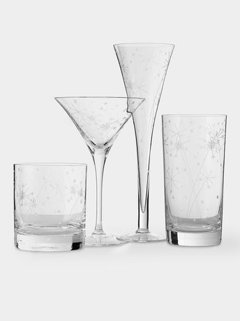 Artel - Fireworks Hand-Engraved Crystal Collection - Clear - ABASK - 