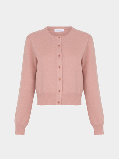 Ryan Roche - Cashmere Cropped Crew-Neck Cardigan -  - ABASK - 