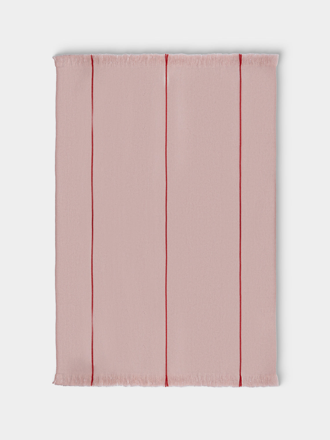 Otherways - 3 Lines Handwoven Yak Blanket (79in/2m) - Pink - ABASK - 