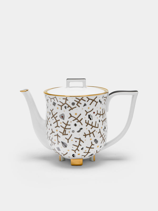 Augarten - Cabaret Hand-Painted Porcelain Coffee Pot -  - ABASK - 