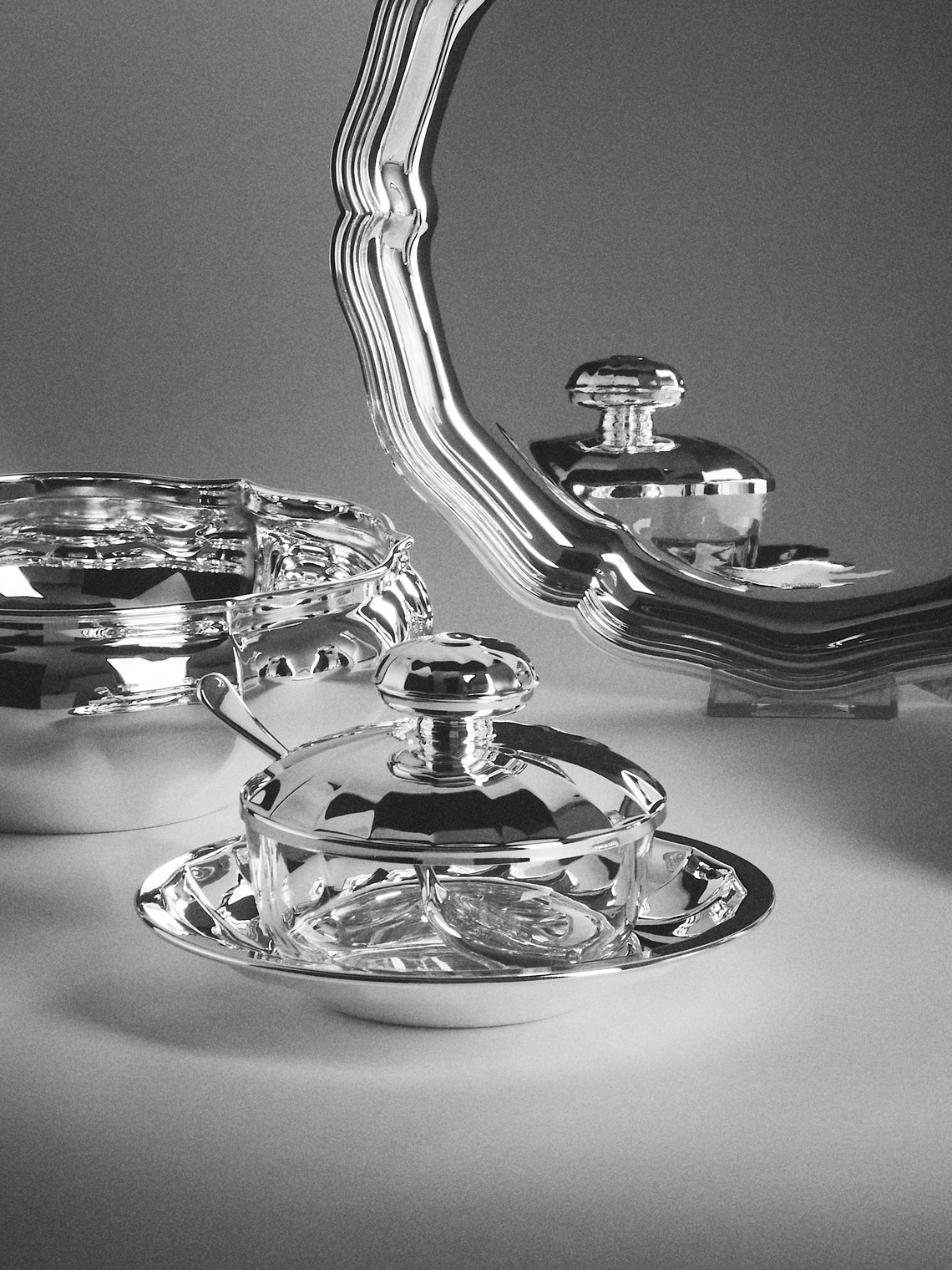 Greggio - Newport Silver-Plated Cheese Dish - Silver - ABASK