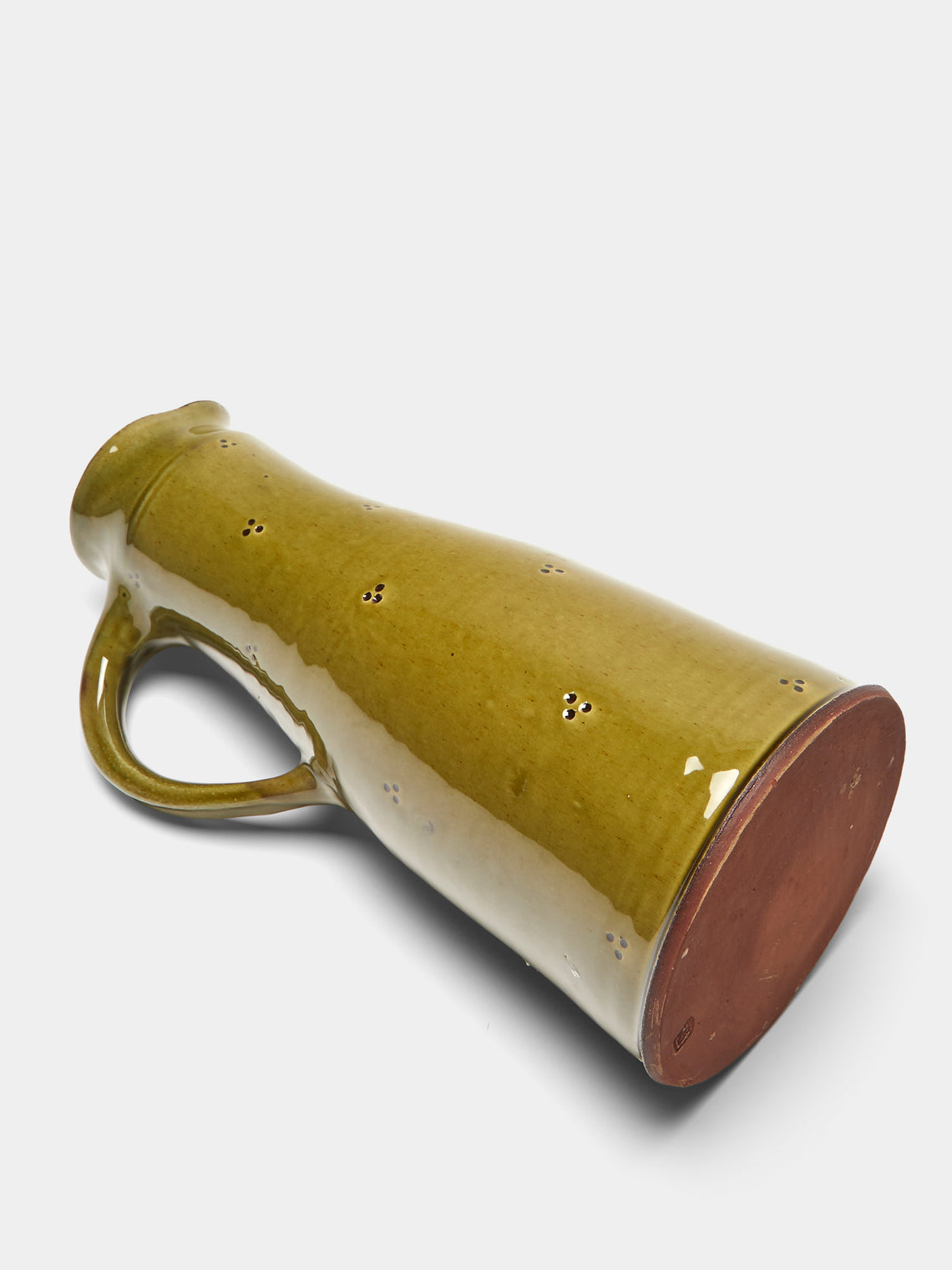 Neville Tatham - Slipware Large Jug - Green - ABASK