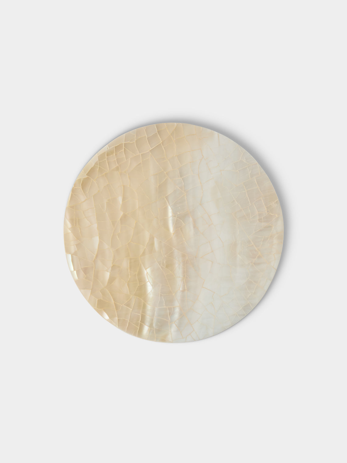 Objet Luxe - Mother-of-Pearl Coasters (Set of 6) - Ivory - ABASK