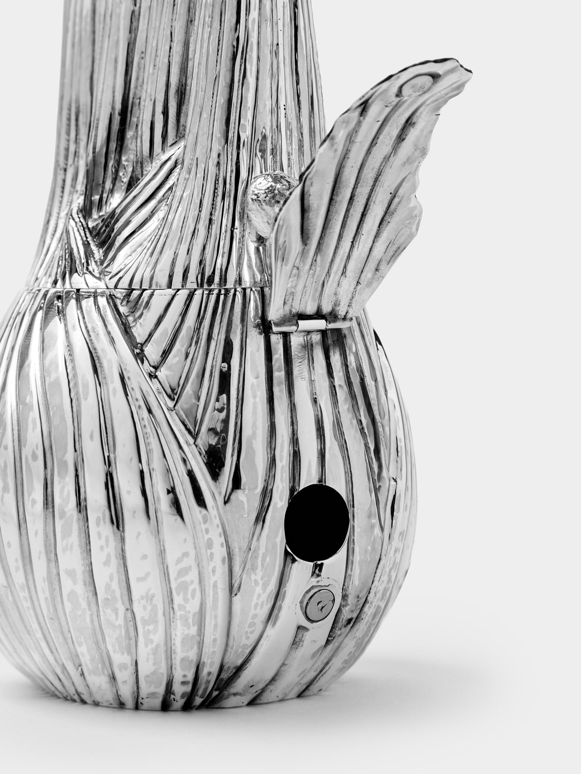 Milanese Silver - Fennel Sterling Silver Pepper Mill - Silver - ABASK