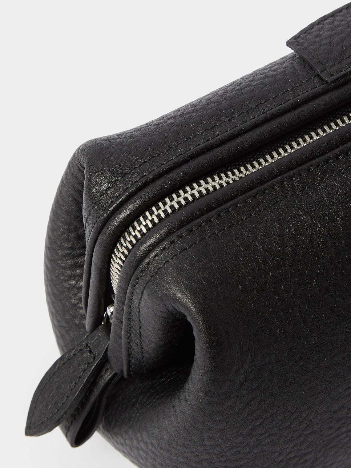 F. Hammann - Mousetrap Leather Medium Wash Bag - Black - ABASK
