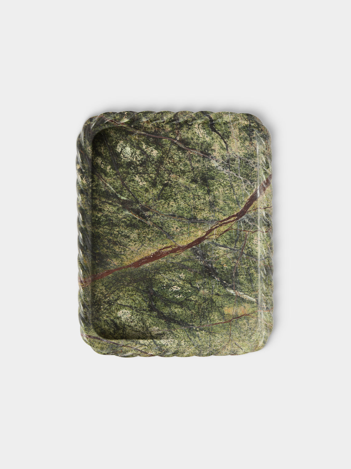 Anastasio Home - Juliet Marble Tray (9.5in/24cm) - Green - ABASK - 