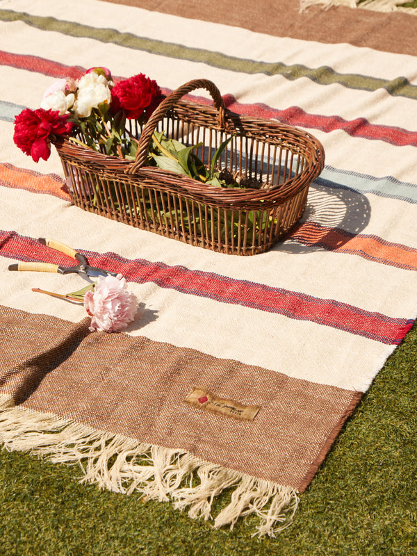 The House of Lyria - Forestiere Handwoven Linen and Cotton Blanket -  - ABASK