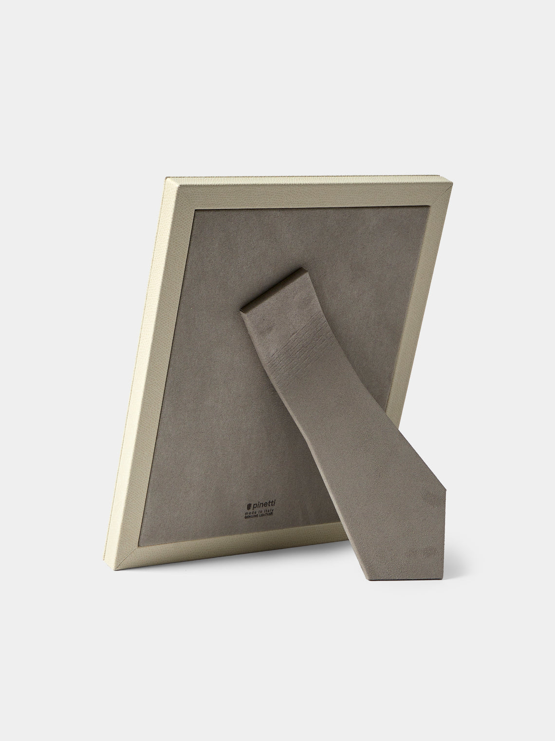 Pinetti - Leather Photo Frame (5x7") - Cream - ABASK