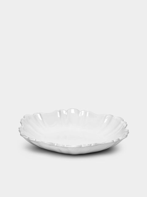 Astier de Villatte - Victor Hand-Glazed Ceramic Large Soup Plate (Set of 2) - White - ABASK