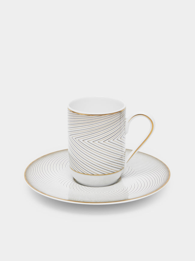 Raynaud - Oskar Porcelain Espresso Cup and Saucer -  - ABASK - 