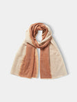Me & K - Ikat Cashmere Ombré Scarf - Taupe - ABASK - 