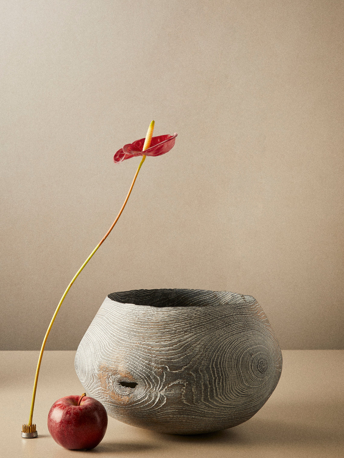 Friedemann Buehler - Grey-Limed Oak Bowl - Green - ABASK