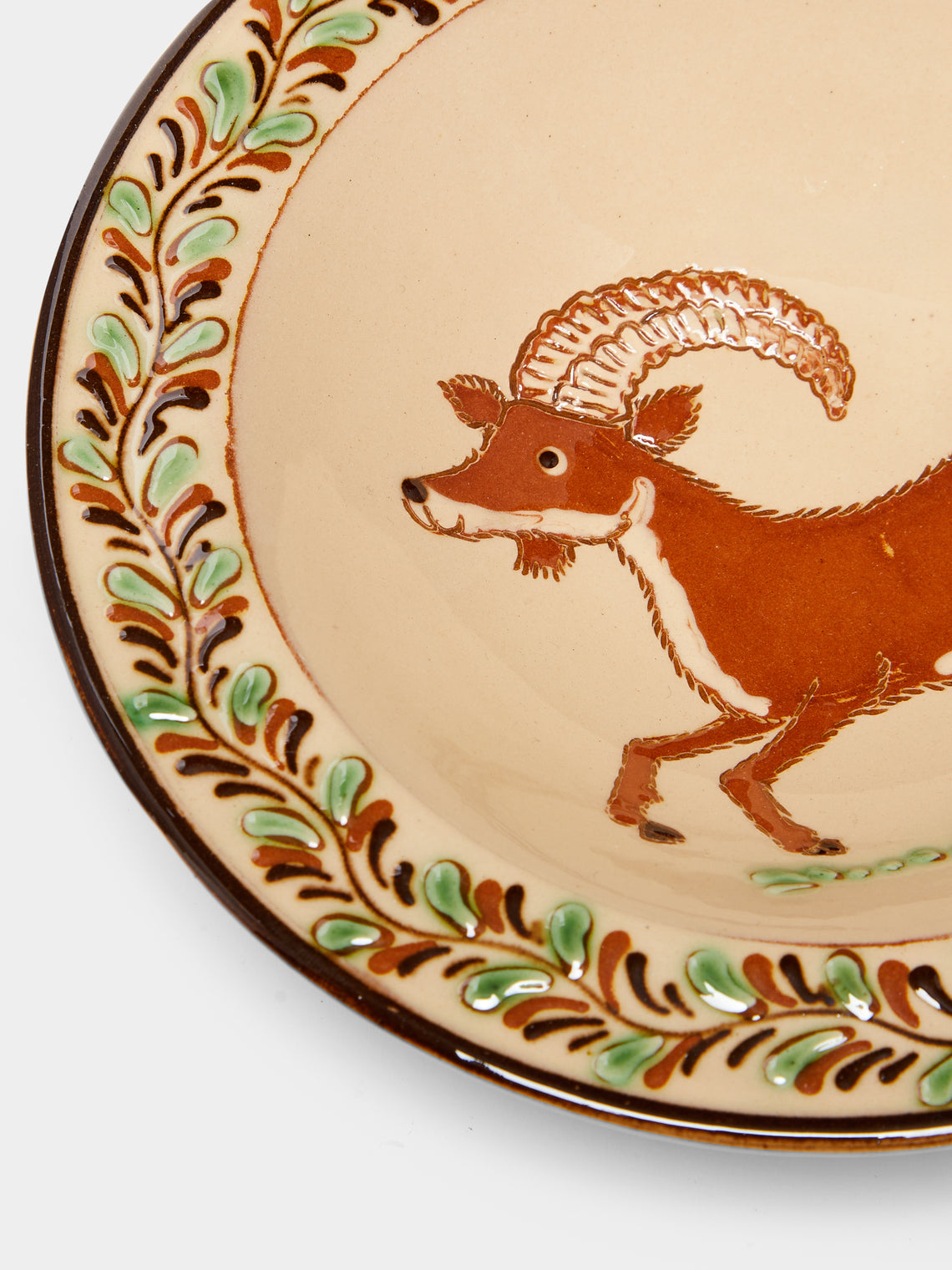 Poterie d’Évires - Animals Hand-Painted Ceramic Breakfast Bowls (Set of 6) -  - ABASK