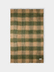 The Wren - Arbor Handwoven Mohair and Wool Throw (76.5in/1.95m) - Green - ABASK - 