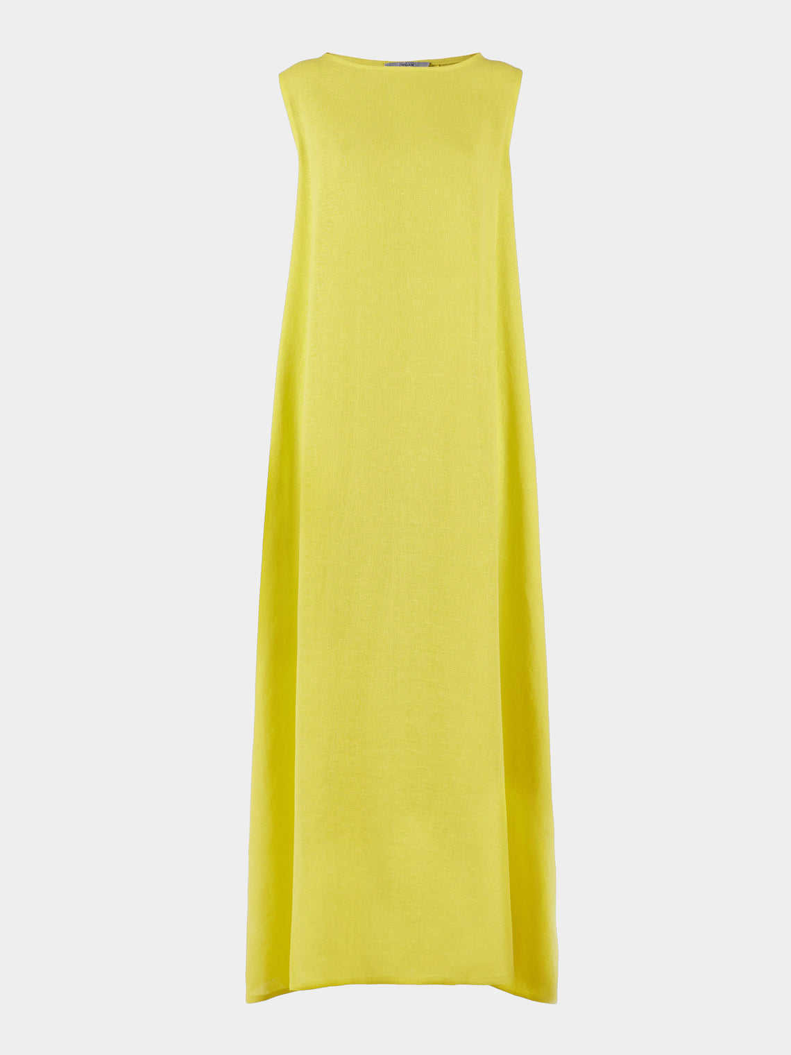 Dusan - Linen Long Tank Dress | One Size - Yellow - ABASK - 