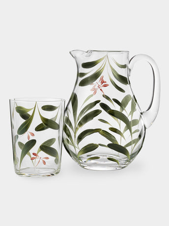 Los Vasos de Agua Clara - Dragonfly Hand-Painted Crystal Collection - Multiple - ABASK - 