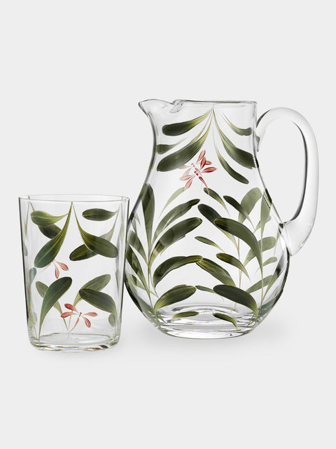 Los Vasos de Agua Clara - Dragonfly Hand-Painted Crystal Collection - Multiple - ABASK - 