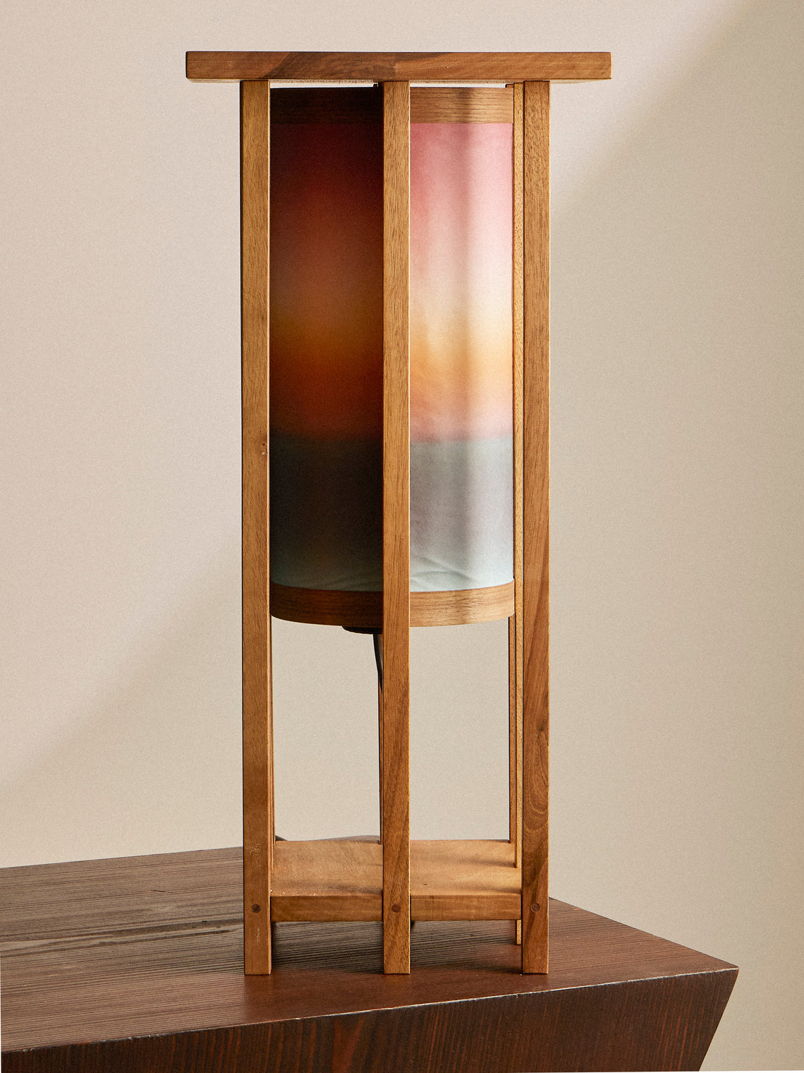 Maxime Prange - Doro Walnut and Washi Paper Table Lamp - Multiple - ABASK