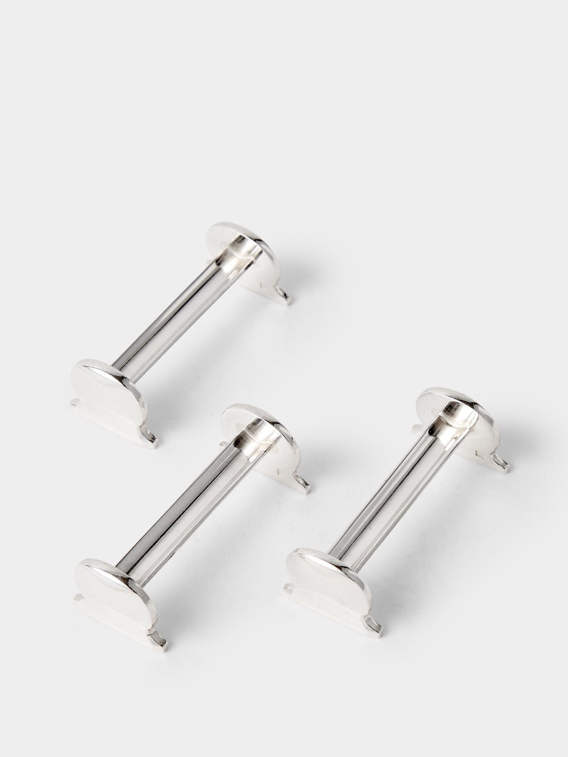 Antique and Vintage - 1940s Boulanger Silver-Plated Knife Rests (Set of 12) - Silver - ABASK