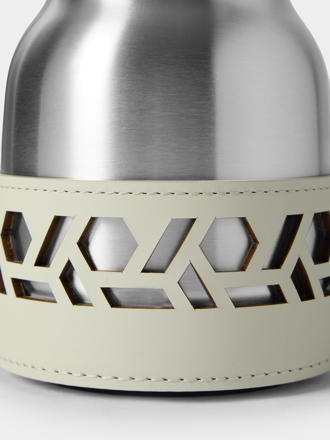 RUDI - Gemma Glass and Stainless Steel Carafe (20oz/0.6L) - White - ABASK