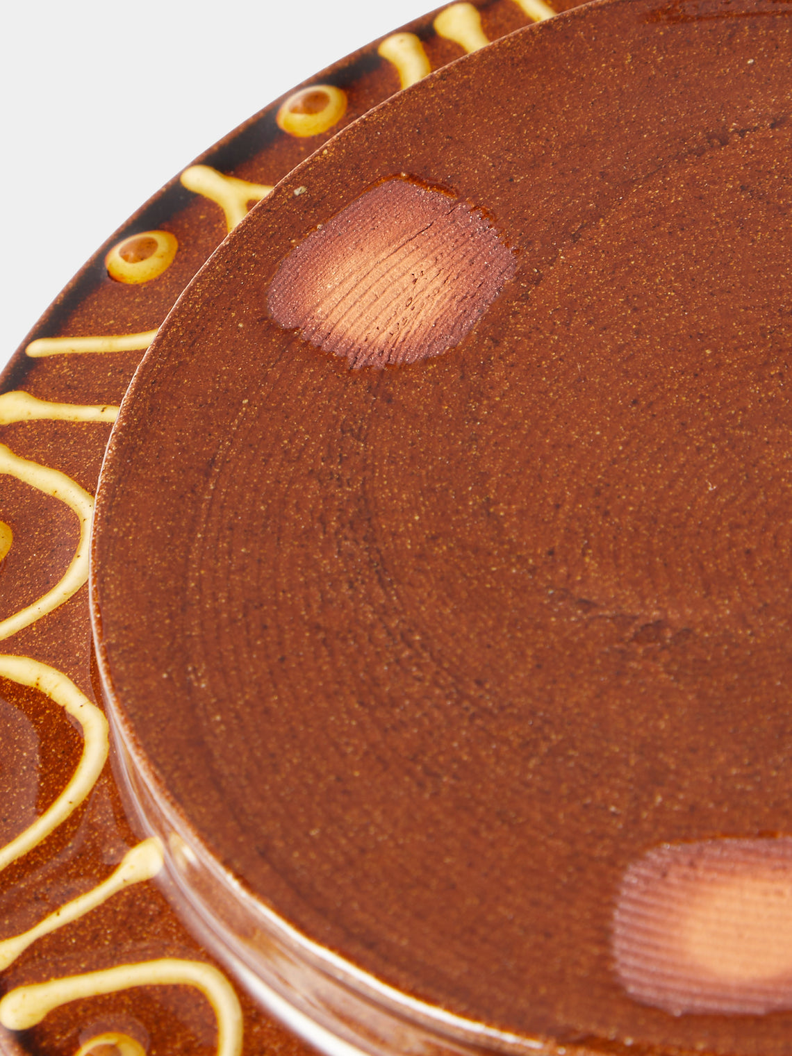 Fitch & McAndrew - Quartet Slipware Salad / Dessert Plate (7.5in/19cm) - Black - ABASK
