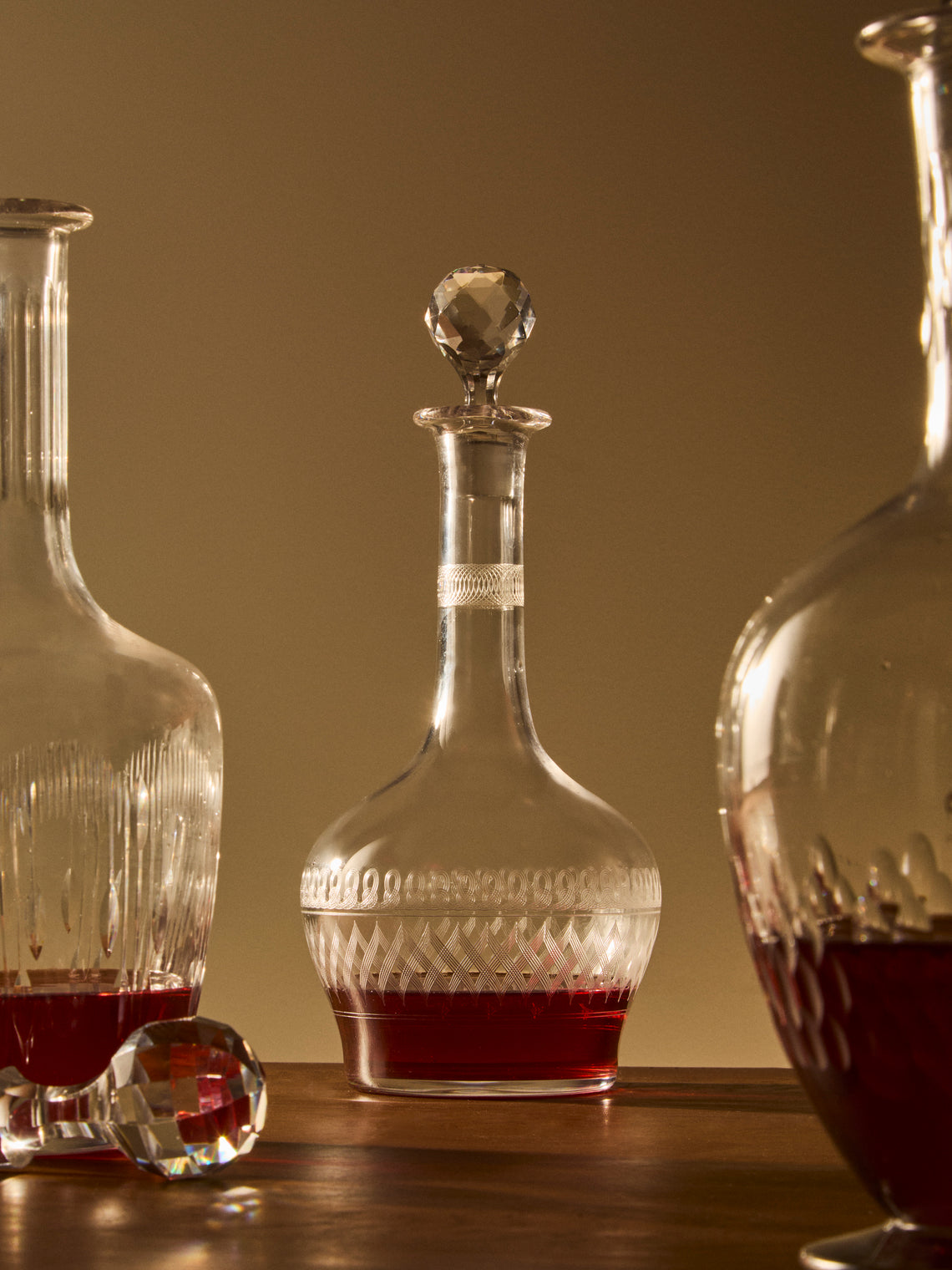 Antique and Vintage - Early-20th-Century Baccarat Chicago Crystal Carafe - Clear - ABASK