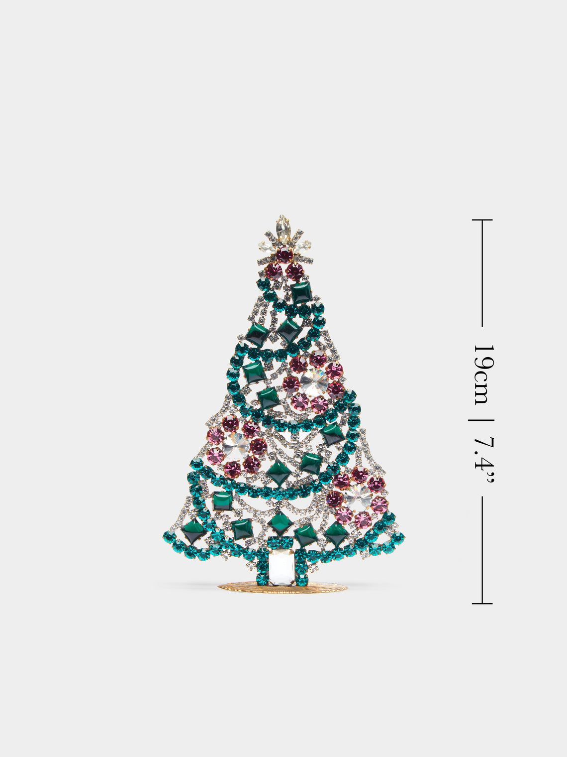 Antique and Vintage - 1930s Czech Jewelled Small Christmas Tree -  - ABASK