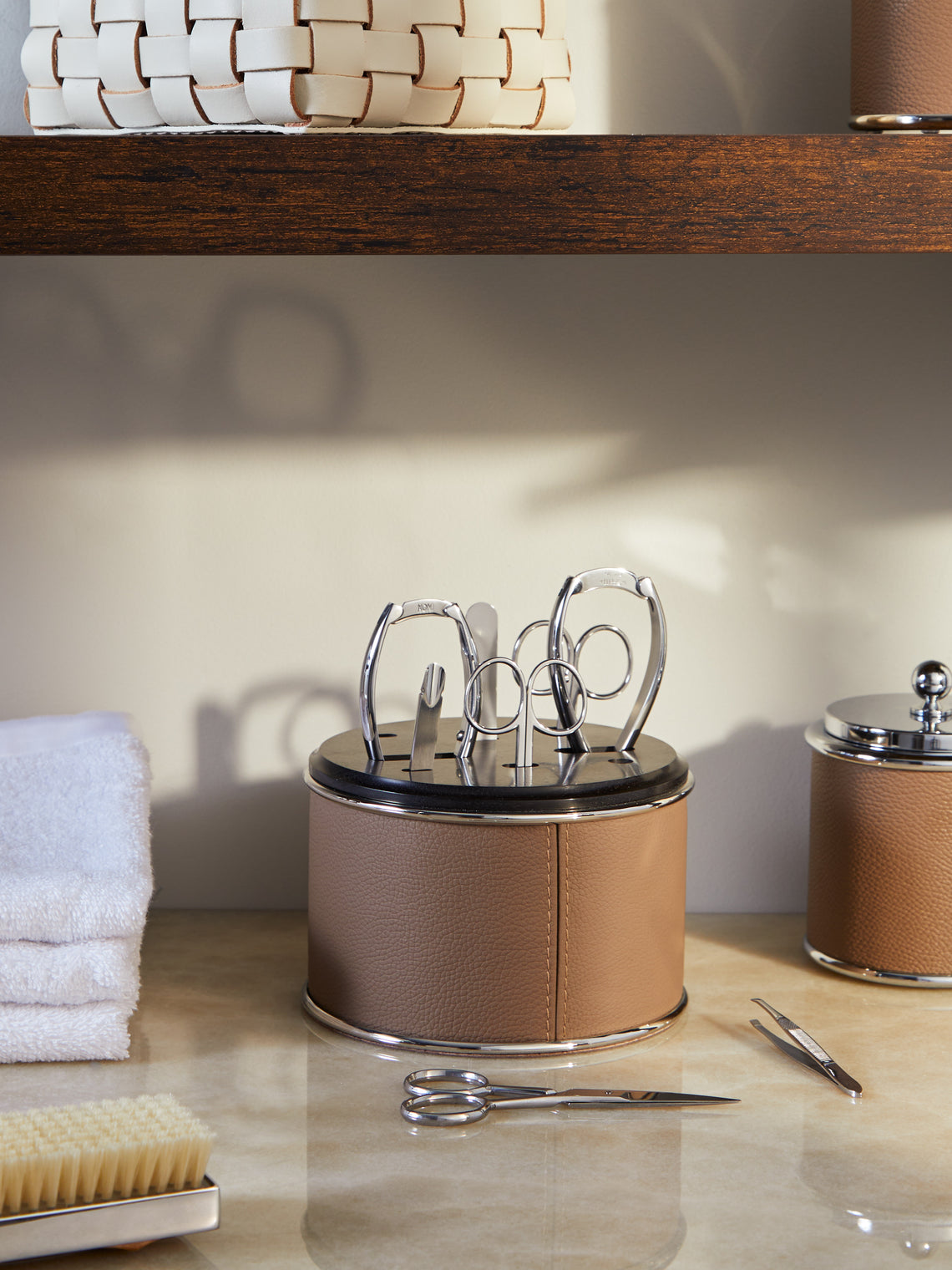 Lorenzi Milano - Leather Manicure Set -  - ABASK