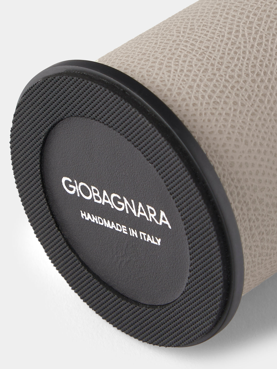 Giobagnara - Positano Leather Soap Dispenser - Light Gray - ABASK