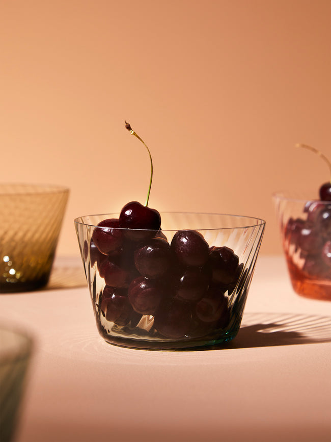 Mun Deluxe Brand Venezia - Torsé Hand-Blown Glass Dessert Bowls (Set of 6) - Multiple - ABASK