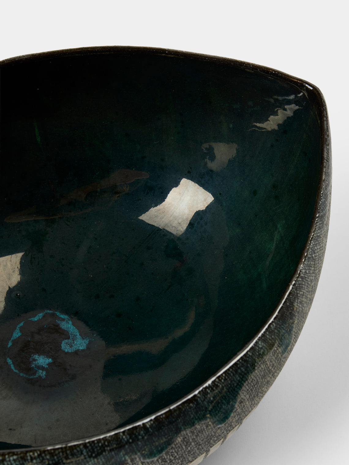 Masumi Ando - Textured Ceramic Bowl - Gray - ABASK