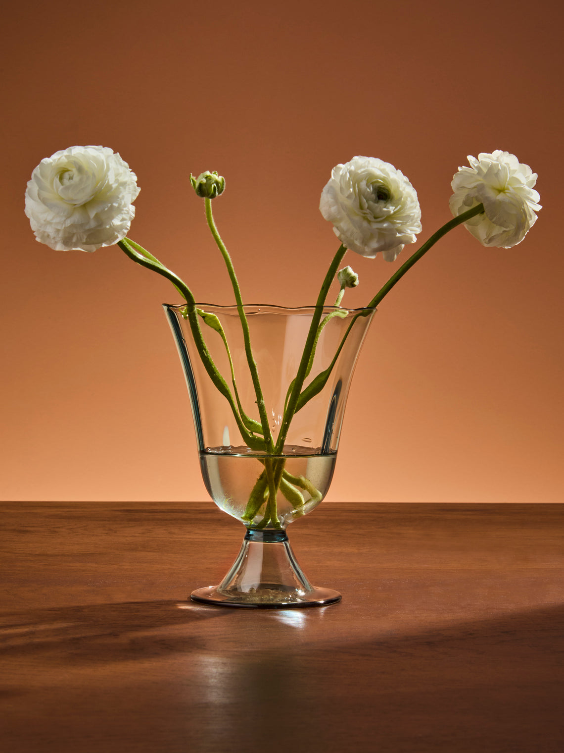 Akua Objects - Alban Crystal Poppy Vase (5.5in/14.5cm) - Clear - ABASK