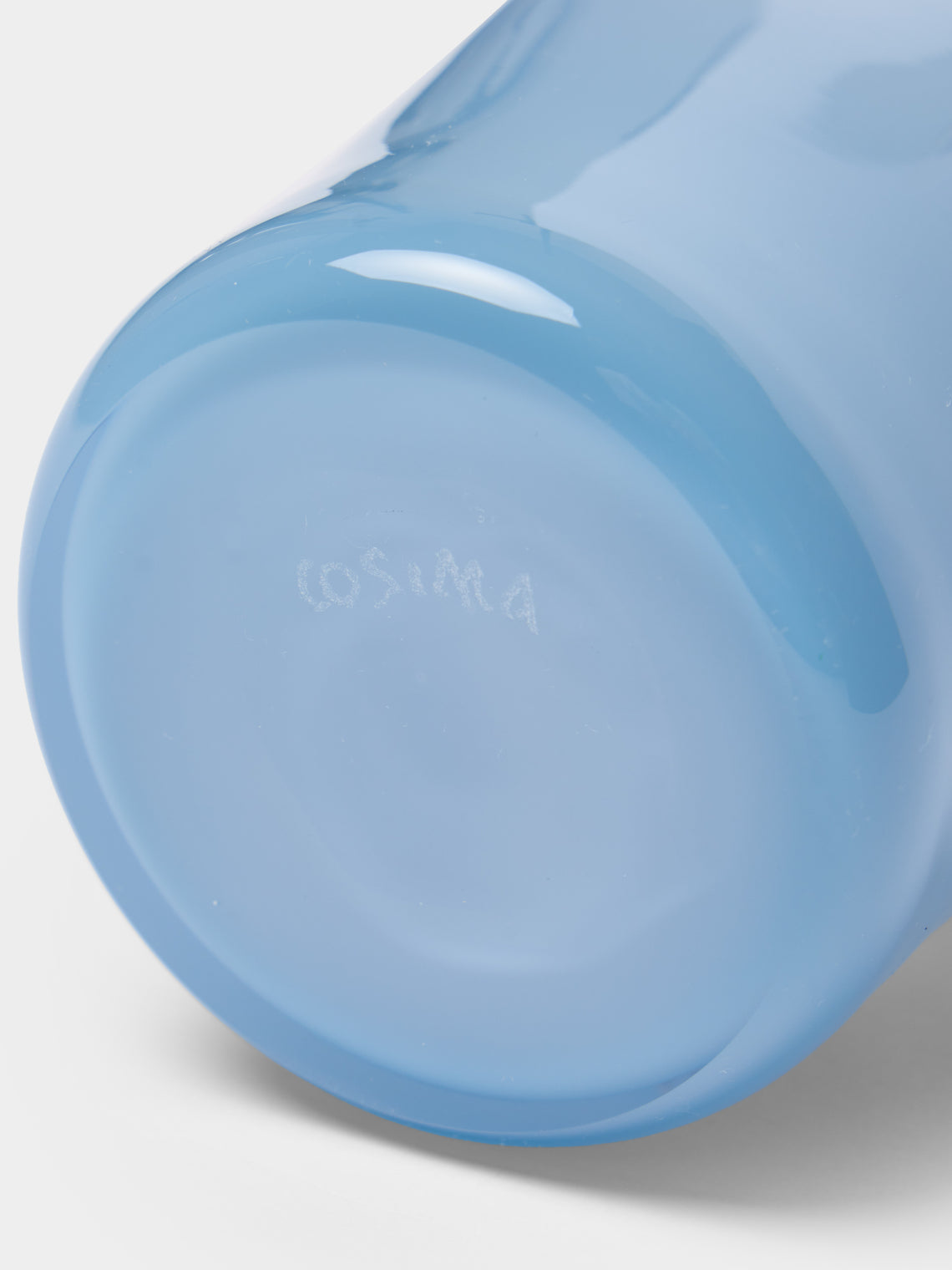 Cosima Swayze - Hex Hand-Blown Glass Tumbler - Blue - ABASK