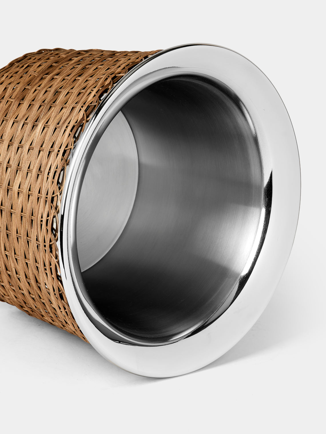 Pigment France - Menton Rattan Champagne Bucket - Brown - ABASK