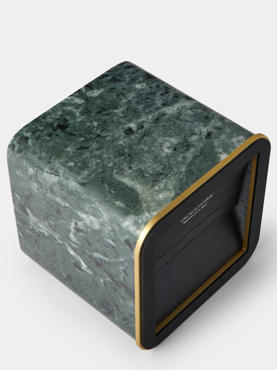 Giobagnara - Polo Marble Tissue Box - Green - ABASK