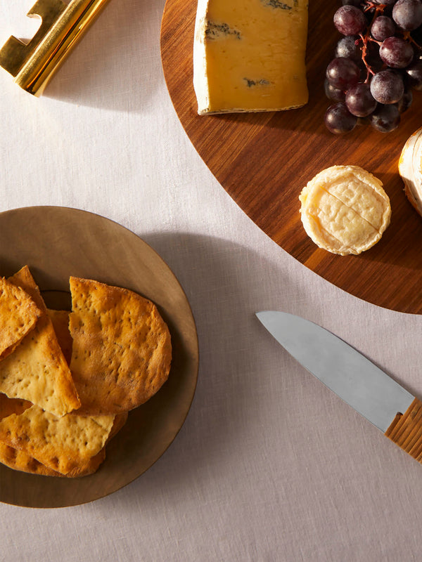 Ifuji - Delft Hand-Carved Wood Small Plates (Set of 4) -  - ABASK