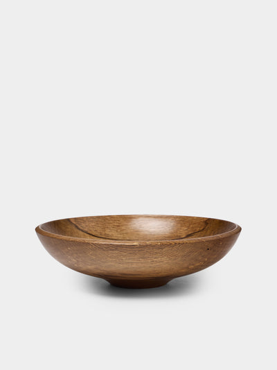 Thursday Furniture - Hand-Turned Oak Bowl - Brown - ABASK - 