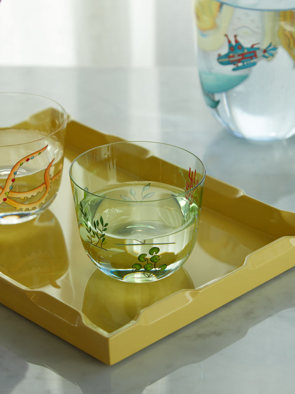 Lobmeyr - High Seas Hand-Painted Crystal Tumbler -  - ABASK