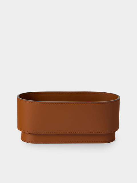 RUDI - Zenit Leather Envelope Holder - Brown - ABASK - 