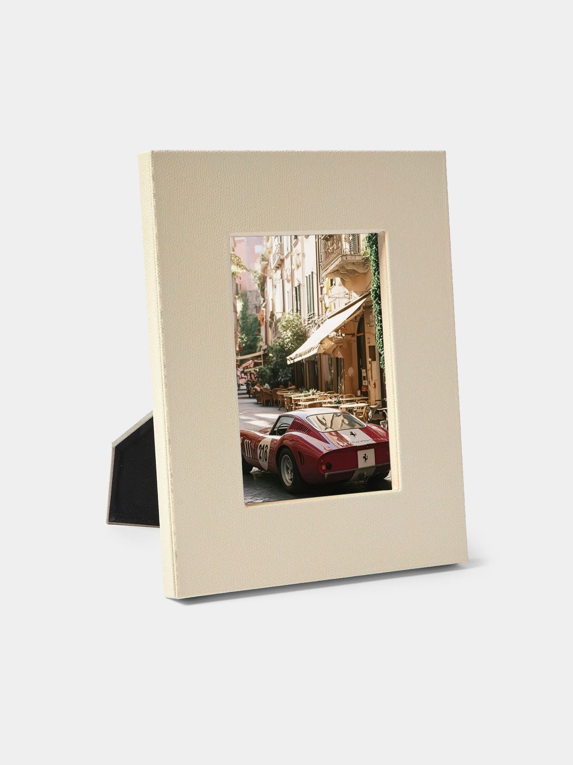 Pinetti - Leather Photo Frame (5x7") - Cream - ABASK - 