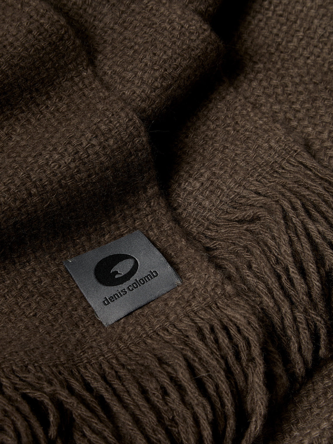 Denis Colomb - Mongolia Nubby Nomad Yak Throw (79in/2m) - Brown - ABASK