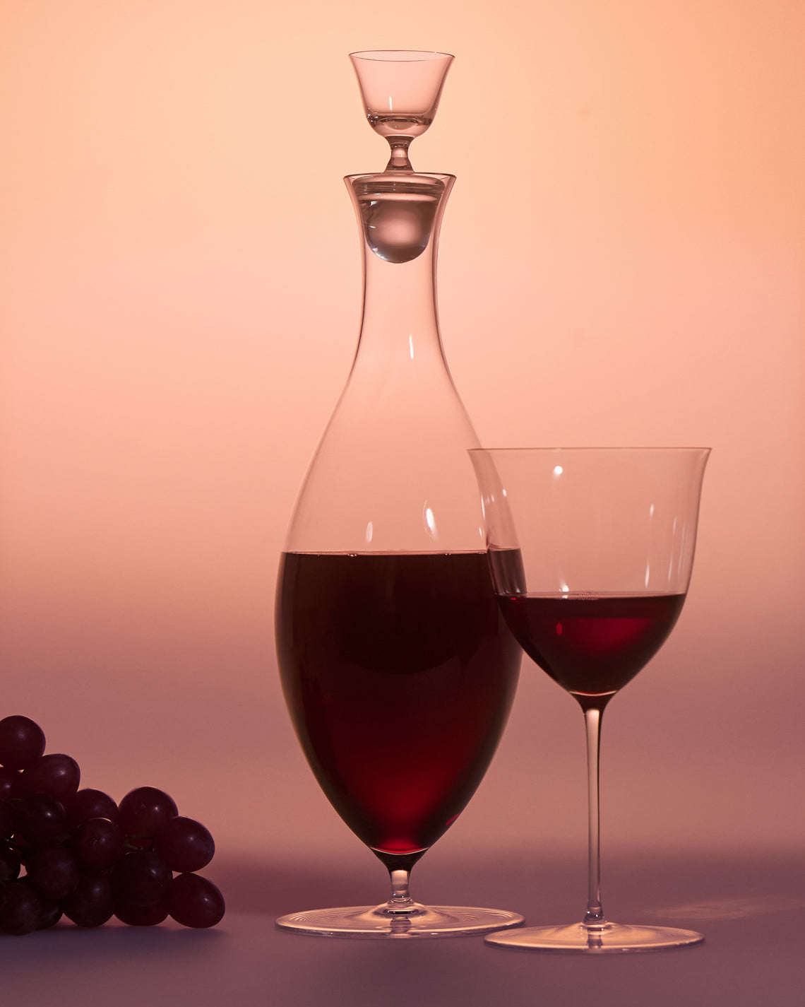 Lobmeyr - Josef Hoffmann Patrician Hand-Blown Crystal Wine Decanter - Clear - ABASK