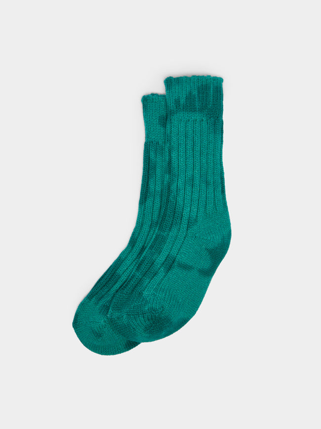 The Elder Statesman - Yosemite Hot-Dye Cashmere Socks -  - ABASK - 