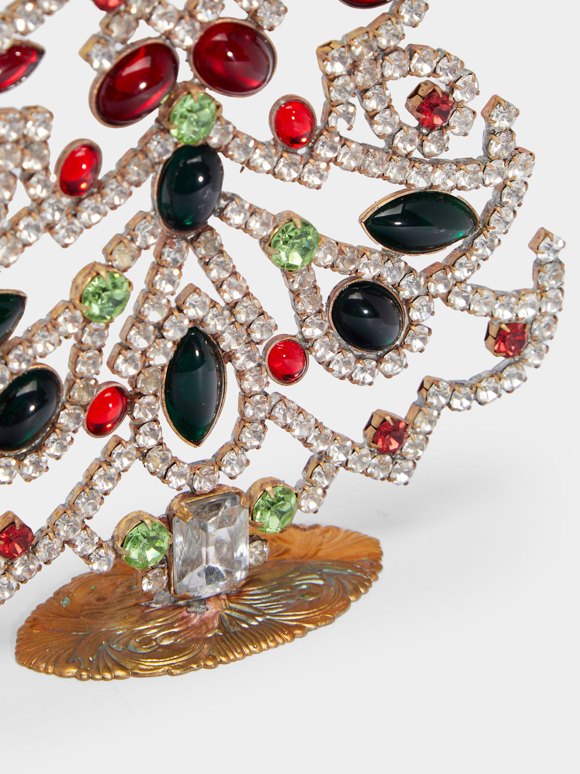 Antique and Vintage - 1930s Czech Jewelled Large Christmas Tree -  - ABASK