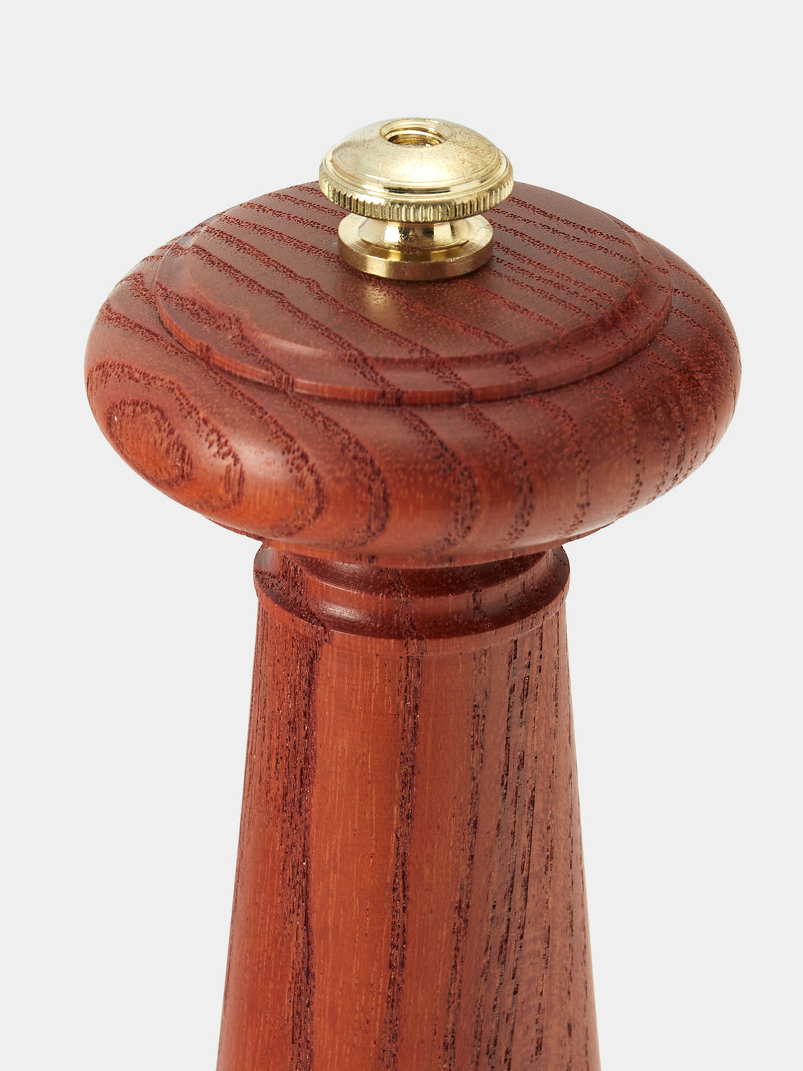 Yamani Woodworks - Hand-Turned Wood Pepper Mill (9in/23cm) - Brown - ABASK