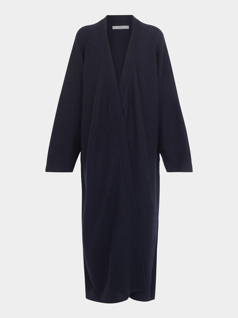 Dusan - Cashmere Long Cardigan | One Size - Navy - ABASK - 