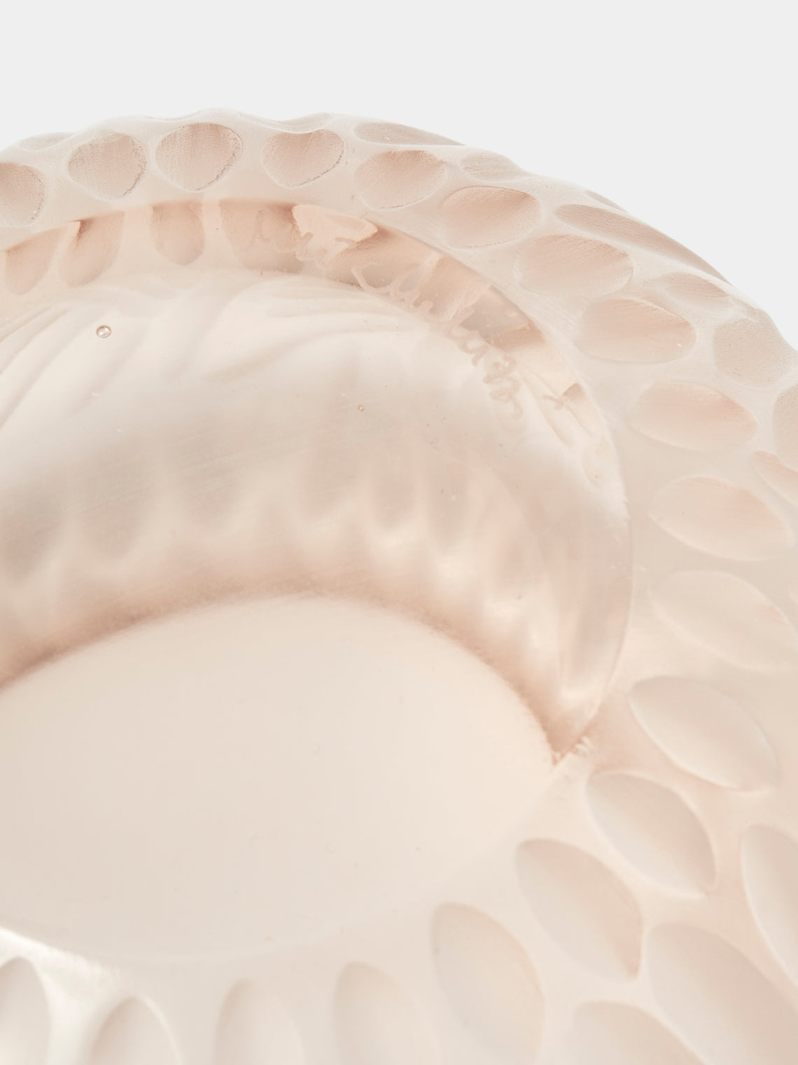 Micheluzzi Glass - Bocia Rose Trecce Hand-Blown Murano Glass Vase (6in/15cm) - Pink - ABASK