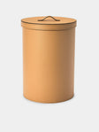 Pinetti - Leather Wastepaper Bin - Beige - ABASK - 