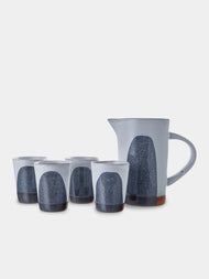 Silvia K Ceramics - Splash Hand-Glazed Terracotta Collection - Black - ABASK - 
